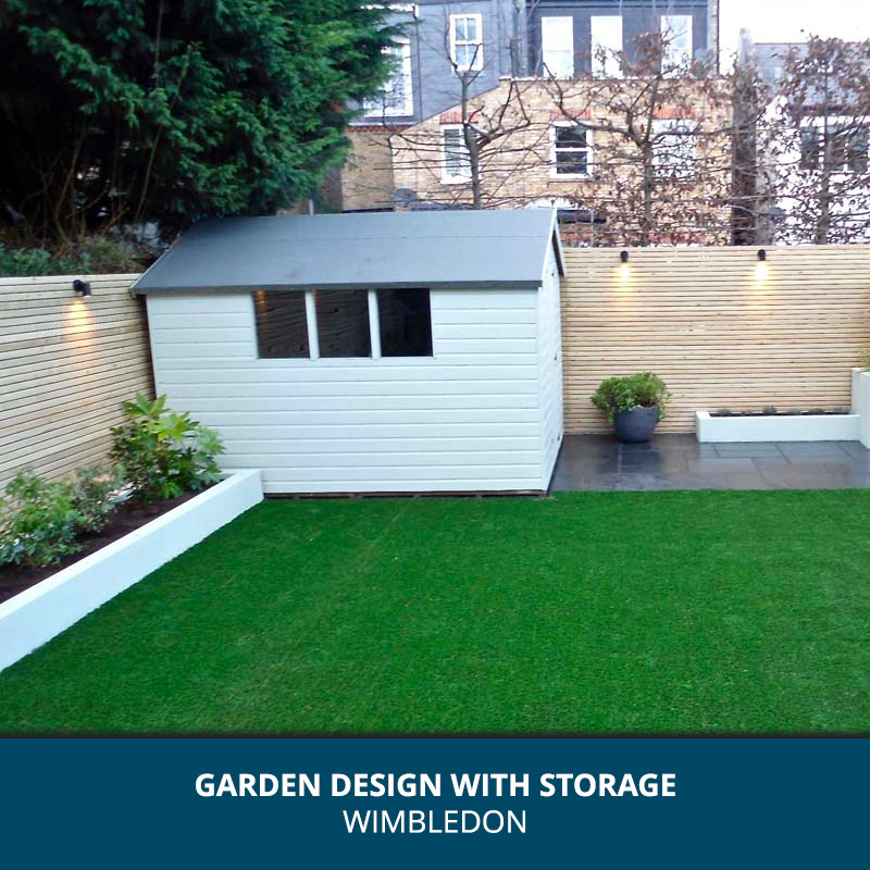 Wimbledon Shed and garden design