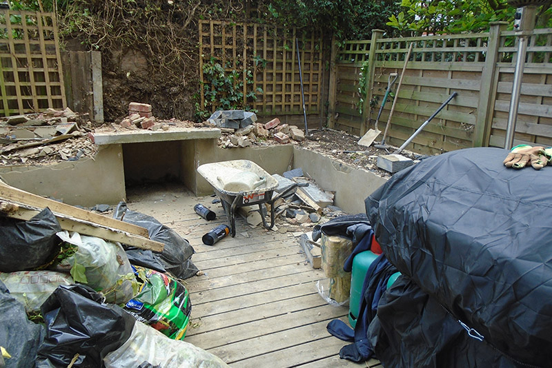 Battersea Built in Seating Project Before